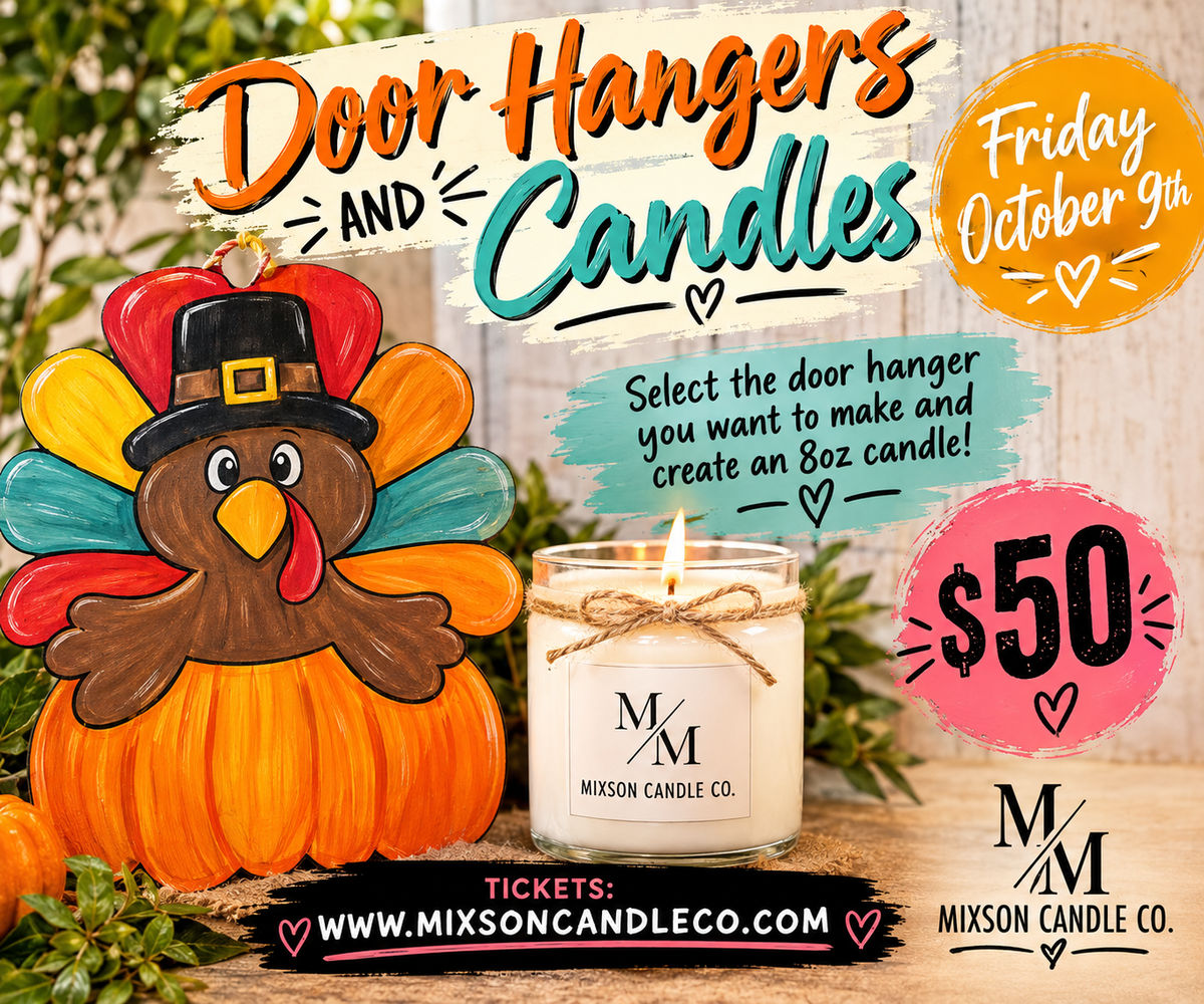 Painting & Candles (Door Hanger night)