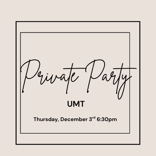UMT Coffee Group ~ Thursday, December 3rd at 6:30pm
