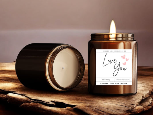 Love You Candle